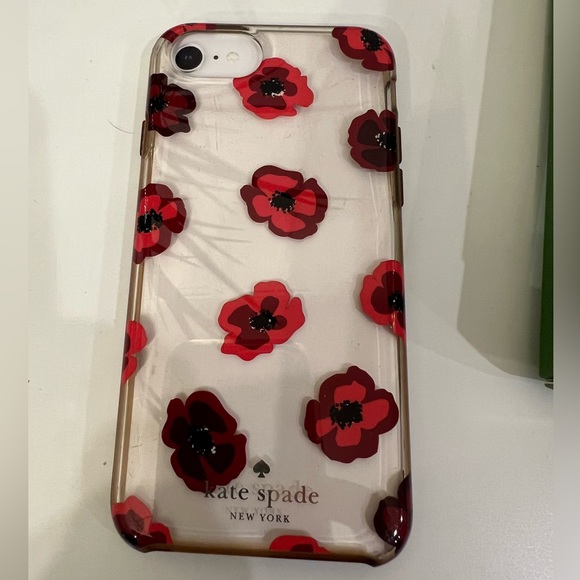 2 Kate Spade iPhone SE 6 6s 7 8 cases - Floral Bling 🌸 - Picture 3 of 10
